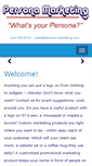 Mobile Screenshot of persona-marketing.com